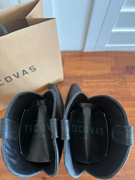 Tecovas Annie Black Women's Cowgirl Boots - Picture 6 of 9